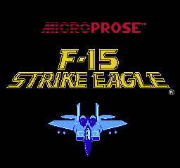 F-15 Strike Eagle Title Screen